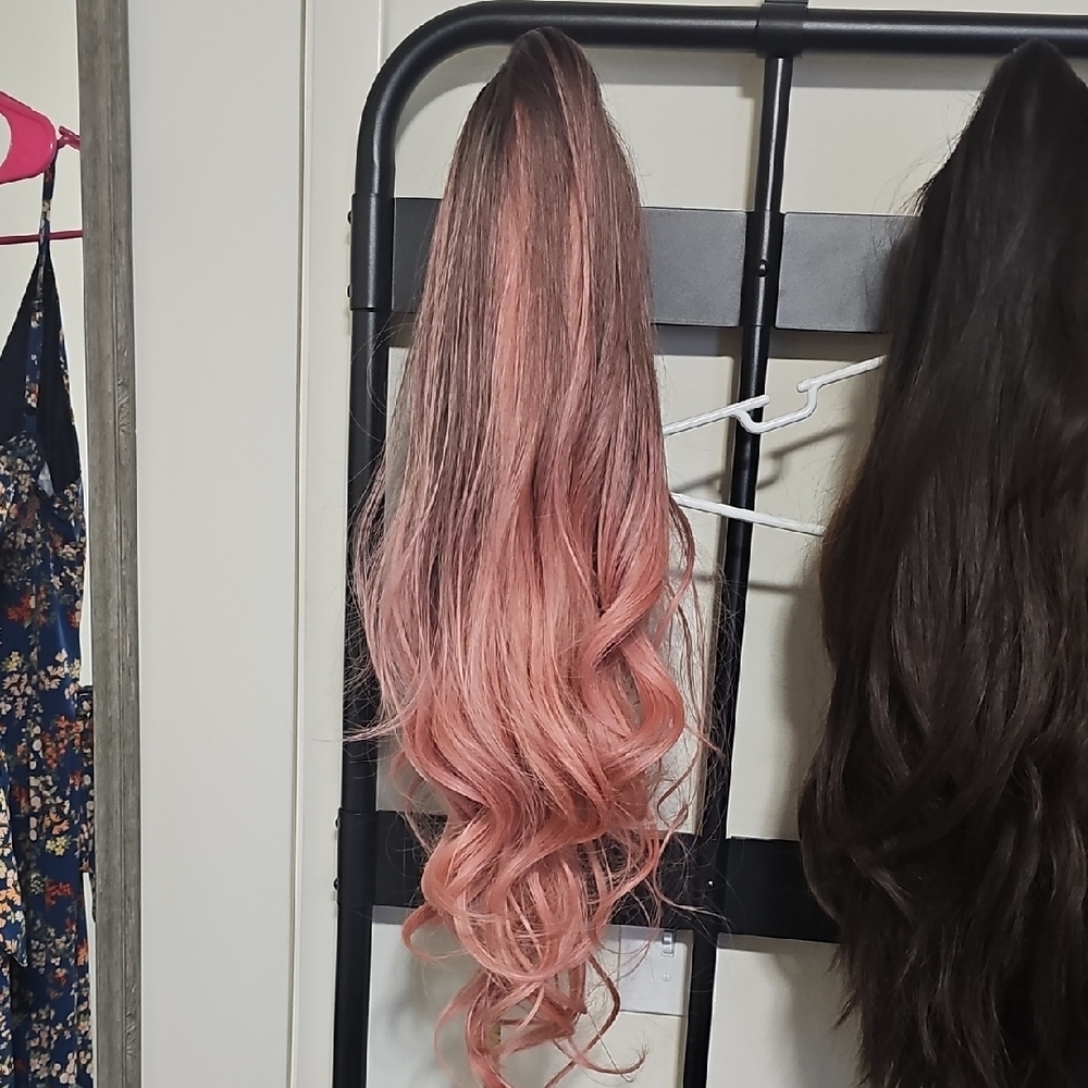 Pink Ombre Hair Extension